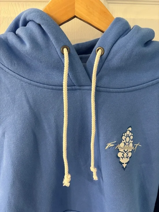 FP Movement Final Call Logo Hoodie in Riviera Blue, size Medium, NWT - Picture 6 of 11